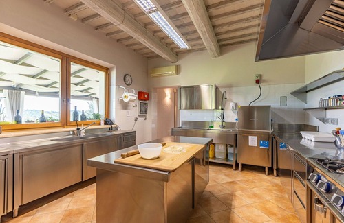 Sarteano Villa | Private Villa with A/C, private pool, WIFI, sauna, TV, panoramic view, close to Montepulciano
