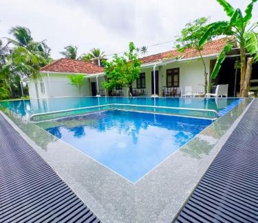 Midigama Villa | Private Villa with a Pool, Beach Front - The White House