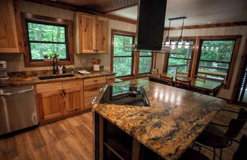 Robbinsville House | Private Waterfront Estate, 7 Cabins, Nestled on 500+ acres w/waterfalls, trails