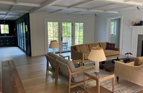 Litchfield House | Private wooded family retreat with pool along picturesque river