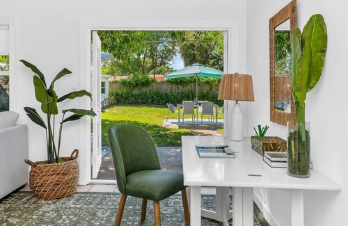 Country Club Park House | Private Zen Hot Tub Oasis! Firepit! Pet Friendly!