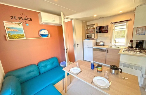 Saint-Cyprien House | Proche Mer | Parc Aquatique | Mobil-home 4p + Clim
