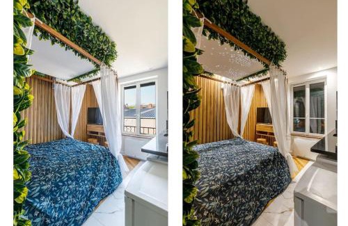Mantes-la-Jolie Apartment | Proche Paris - Style Bali 350 m gare Mantes