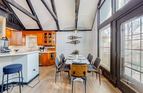 Charter Hills House | Professionally designed private home with lovely views, deck & fireplace