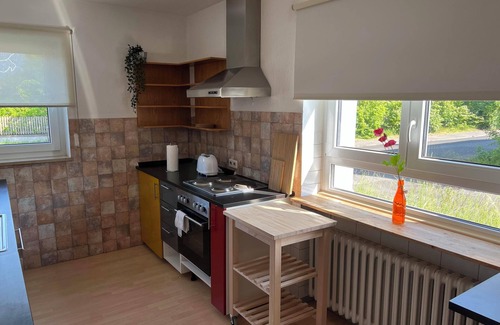 Volkach Apartment | 'Promed Klinik Apartment 4' with Garden, Terraces & Wi-Fi
