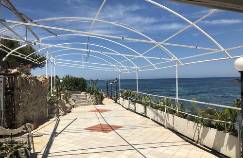 Carini House | Property is located by the sea with its own private beach.