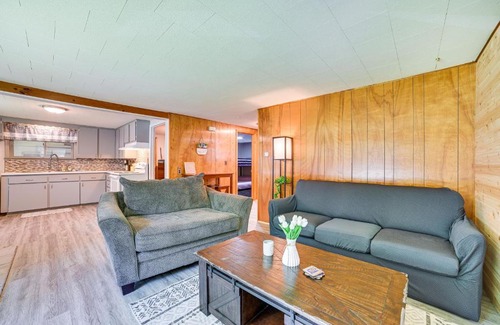 Prudenville House | Prudenville Family Home with Game Room and Fire Pit!