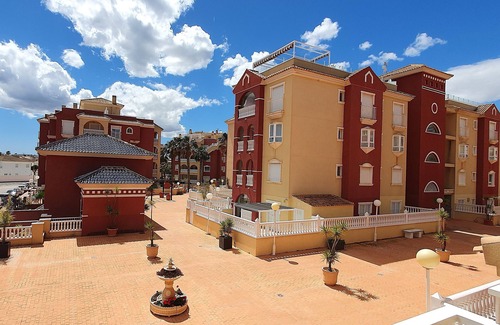 Los Alcazares Apartment | Puerto Marina Mar Menor Haven 2-bedroom, 3 pools apartment with WiFi, AC,