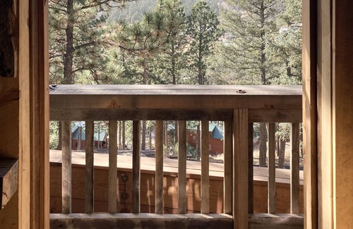 Woodland Park Cabin | PVP53 Luxury Tiny Cabin Overlooking Scenic Views — With Private Hot Tub!