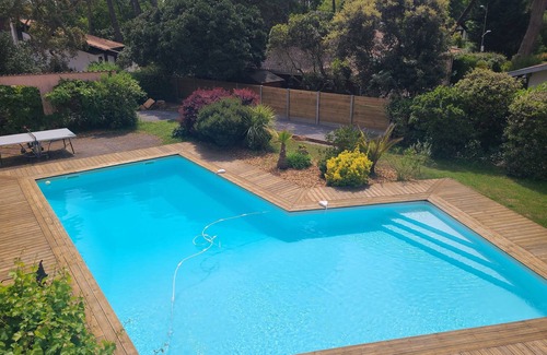 Pyla-sur-Mer Villa | PYLA SUR MER, BEAUTIFUL VILLA SWIMMING POOL 200M FROM THE BEACH 10 PERS PETANQUE COURT