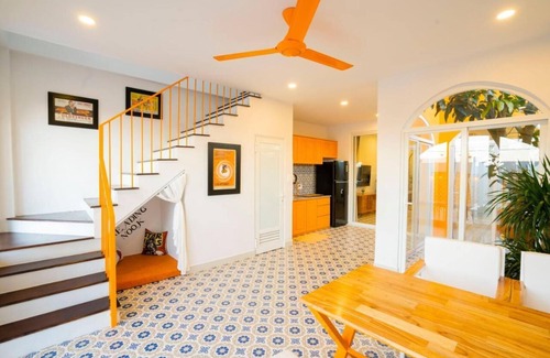 Cam Chau House | QCasa Mango - 3 bedroom villa with pool, kitchen, stunning view, work-desk, wifi