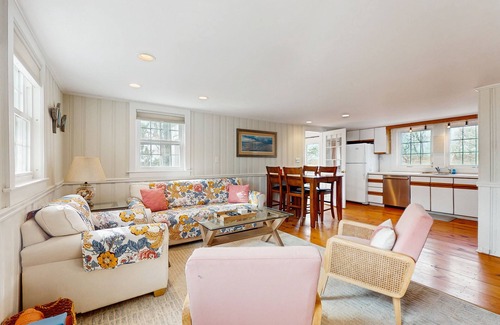 West Chatham House | Quaint Chatham home w/beautiful backyard & furnished multi-level deck, dogs OK