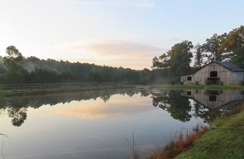 East Bernstadt Cabin | Quaint, Cozy, Comfortable Cabin W/ HotTub, Big Backyard, Pond, Pet Friendly