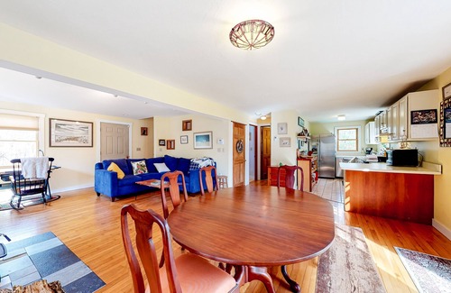West Tisbury House | Quaint historic home with grill, central AC, wood-burning stove, WiFi, & Netflix