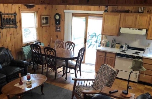 East Branch House | Quaint Log-Face Home to Escape Reality