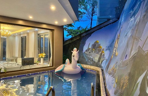 Bai Chay Villa | Queen 1 Villa 8PN có hồ bơi , Karaoke