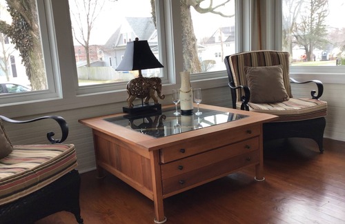Culver House | Queen bed for 1 person in the Soho district in beautiful Culver, Indiana.