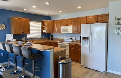 Indian Shores Condo | Quiet and Spacious Waterfront Condo across the street from beach!