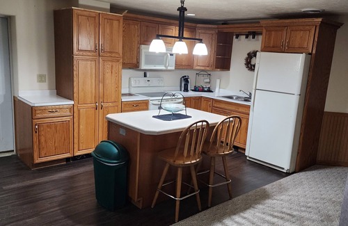 Fort Atkinson Apartment | Quiet Country Oasis. Spacious and serene apartment. Gas fireplace, private patio