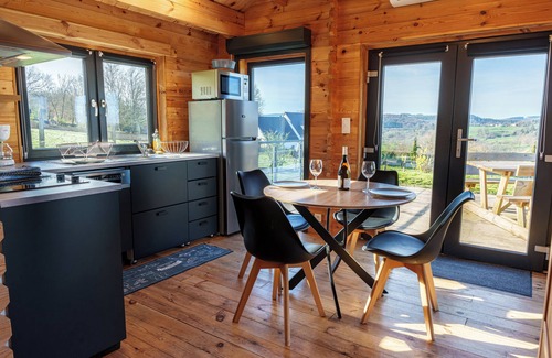 Saint-Germain-des-Champs Ski Chalet | Quiet chalet with superb unobstructed view of the Morvan mountains