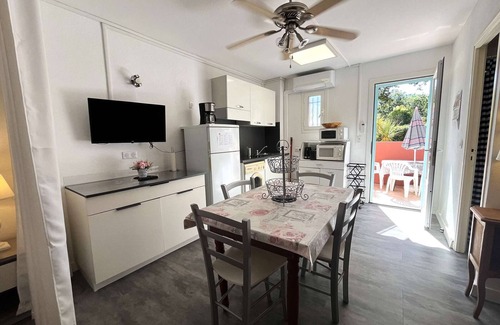 Moriani-Plage Apartment | Quiet studio with terrace for 4 people near the beach