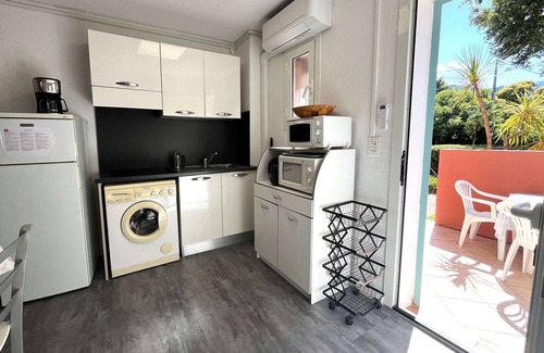 Moriani-Plage Apartment | Quiet studio with terrace for 4 people near the beach