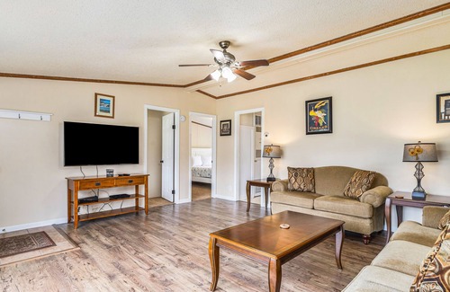 Benton Harbor House | Quiet home near beaches with large yard, firepit, grill, central AC, & W/D
