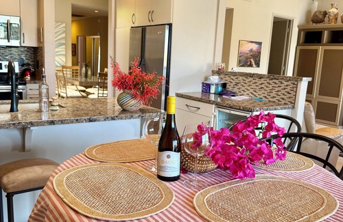La Terraza Condo | Quiet, lake front 3-bedroom condo in Rancho Mirage with community amenities