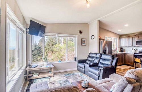 Neskowin House | Quiet Neighborhood, Ocean View Home in Neskowin, Single-Level with King Suite an