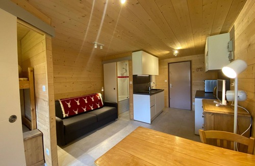 Abondance Apartment | Quiet Studio Near Abondance Center with Parking & Ski Locker