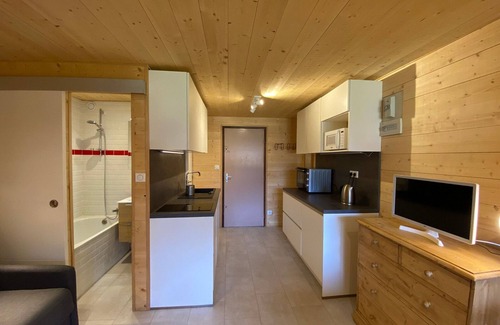 Abondance Apartment | Quiet Studio Near Abondance Center with Parking & Ski Locker