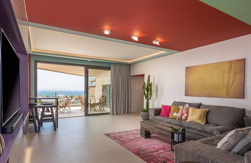Old Hersonissos Villa | R 1316 Delight - 2 Bedrooms Sea View Villa with Private Pool
