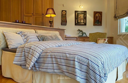 Dafni Villa | R 3019 Villa Eupphemia with BBQ, Fireplace & Sea view.
