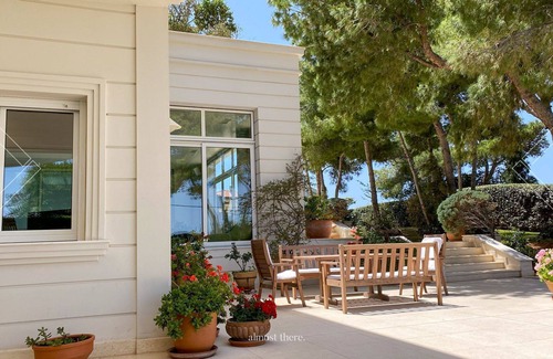 Dafni Villa | R 3019 Villa Eupphemia with BBQ, Fireplace & Sea view.
