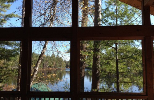 Rainbow Lake House | Rainbow Lake Front Retreat - Serenity Abounds!