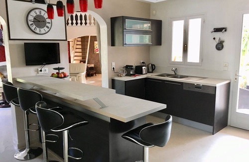 Roquefort-les-Pins Villa | Recent villa 8 pers 4 suites; near Antibes, Nice, Vence, and 4 golf courses
