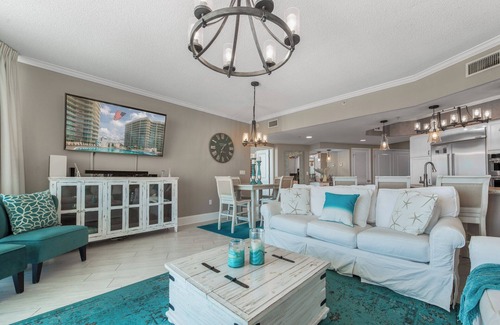 Orange Beach East Condo | Recently Renovated Beach Condo with Remarkable Waterfront Views! Complimentary Boat Slip!