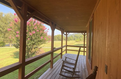 Hot Springs Cabin | Red Cabin on the French Broad River