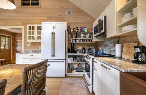 Keene Valley House | Red House- Eco Design with Tesla Charger