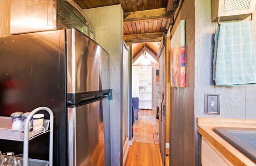 Wildwood House | Redbud Tiny Home with a Hot Tub and Mountain Views