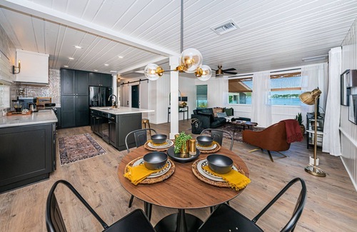 East Lake House | Reel Retreat | Lakefront Home with Hot Tub!
