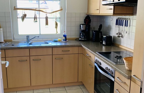 Middelhagen Apartment | Reethaus Boddenblick in Alt Reddevitz with parking lot, ground-level terrace, Wgh12