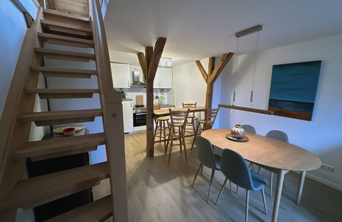 Brodersby Apartment | Relax and feel good: Vacation apartment Eichhörnchenkobel in the heart of Brodersby