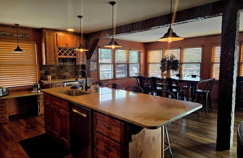 Sunrise Beach House | Relax by Lake of the Ozarks in your spacious Sunrise Beach retreat on 1 acre.