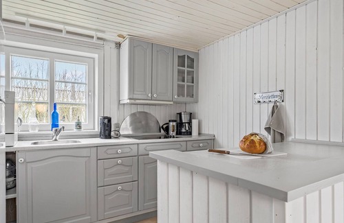 Diernæs Strandby House | Relax in this cosy holiday home, a retreat close to the beach with space for the whole family.