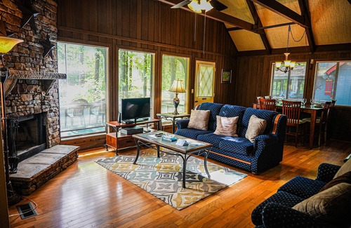 Pine Mountain Ski Chalet | Relax in this spacious chalet just miles from the heart of Pine Mountain