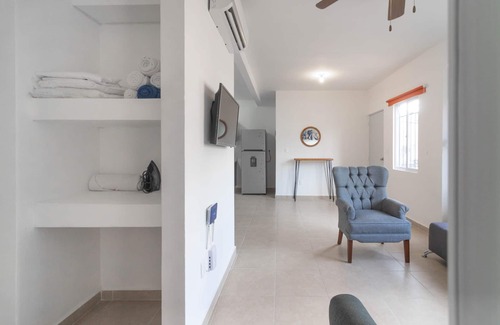 Puerto Juarez Apartment | ★Relaxed & Cozy Apt w/Pool 10 min from Beach, perfect for families (5Ppl)