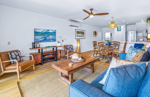 Kahana Condo | Relaxing Spacious 2BR 2BA-Cold AC-Fast WiFi-2 private lanais with ocean views