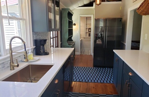 McCain Cottage | Remodeled 1840s cottage with private pool by Jordan Lake!