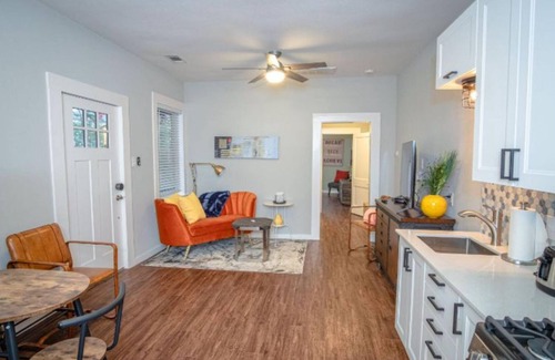 Mahncke Park Apartment | Remodeled Modern 1BR 1BA Apt Near Downtown 5min Pearl